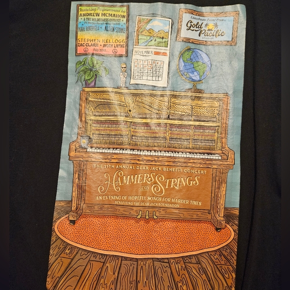 Andrew Mcmahon 11th Dear Jack Hammers and Strings short sleeved shirt size XL - Picture 3 of 6